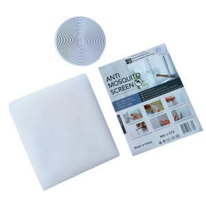 NEW 2606 2PCS DIY Adjustable Anti Mosquito Window Screen Repair Kit, Cut-to-Fit Insect Mesh Screen with Hook & Loop Tape for Windows and Doors J178