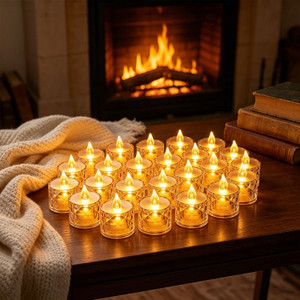 NEW 2608 Rose Design Flameless LED  Candles Operated Candles light  Y205
