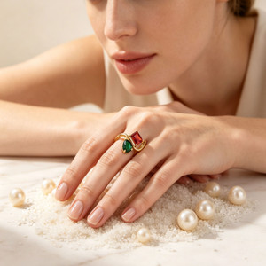 NEW 2609  12 Month Birthstone Ring Assorted Gemstone Luxury for Women  Y254