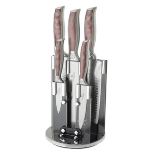6 pcs knife set with stand, Kikoza Collection