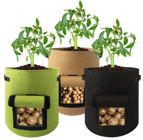 NEW 2603 7 Gallon Potato Grow Bag With Harvest Window 1027