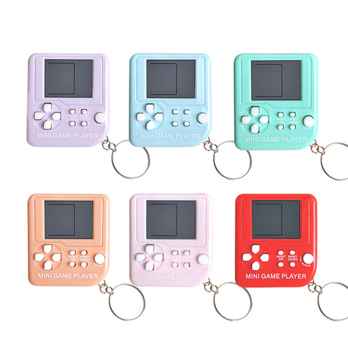 Mini Keychain Retro Game Console with 23 games built in