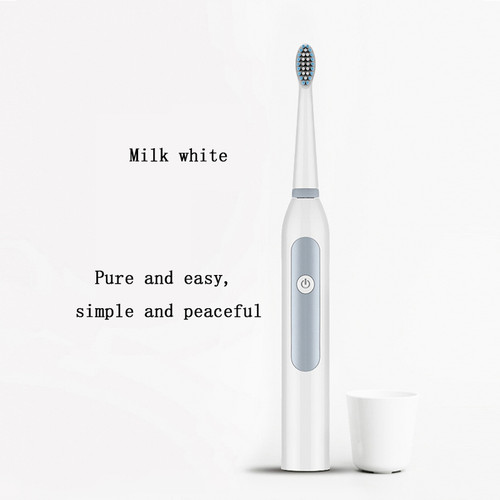 Electric toothbrush men and women adult household non-rechargeable soft fur full automatic waterproof couple sonic toothbrush