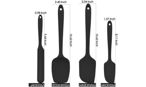 American one-piece silicone spatula four-piece jam spatula cream spatula