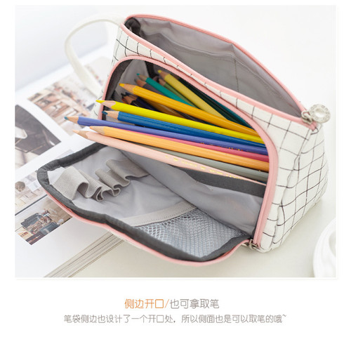 NEW-Big Capacity Pencil Case Large Pencil Pen Pouch Bag0022-LA