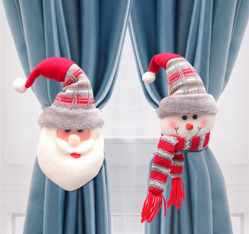 Pk of 2 Christmas Themed Curtian Tiebacks
