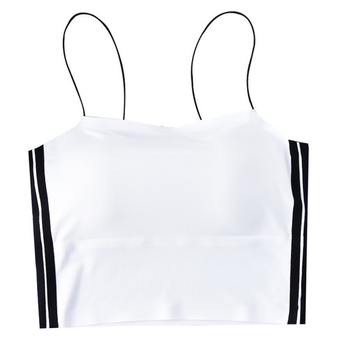 SP- Womens Ice Silk Bras Seamless Beauty Back Bralette Sexy Lingerie Wire Free Underwear Tube Tops Cropped Brassieres