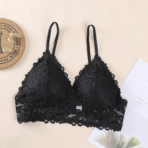 SP-Women's seamless lace bralette, sexy open back beauty bra, women's underwear