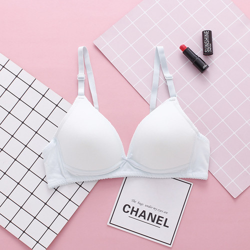 SP- thin cotton gathered  bra 