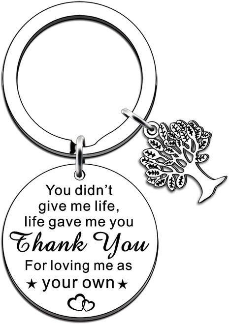 Stepdad Stepmum Keyring-LA