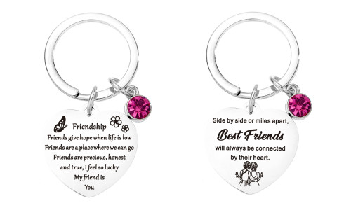Friendship Heart Keychain-la 9467