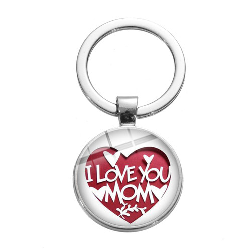 Mother's day Gift Glass keychain-la
