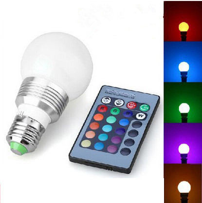 Remote Control Colour Change LED Bulb 