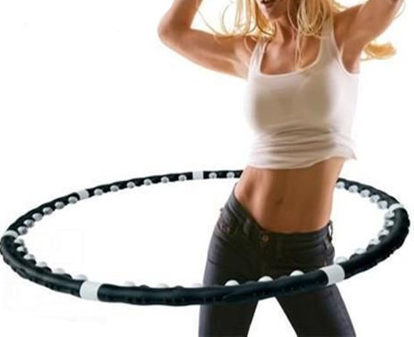 FITNESS EXERCISE MAGNETIC MASSAGE WEIGHTED HULA HOOP  