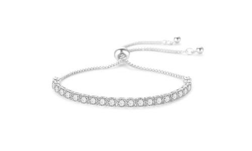 NEW  Geometric Round 4mm Zircon Bracelet 5317