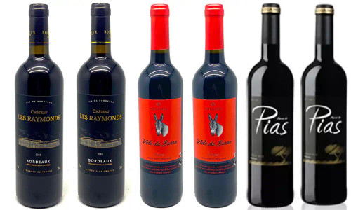 Adega Mor Pias, French Vin De Bordeaux and Portugese Adega Mor Wine Bundle