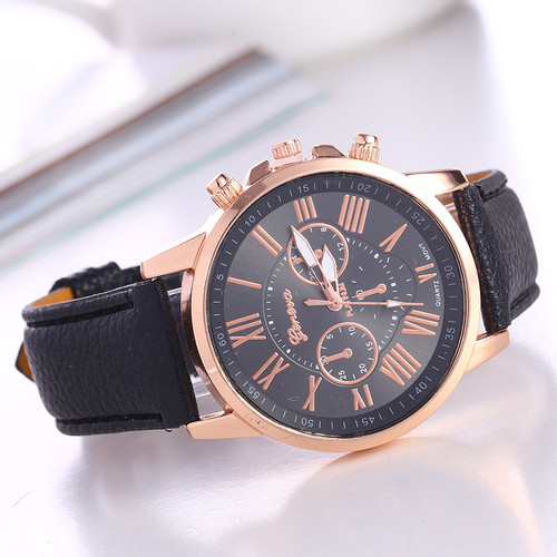 2304NEW-Geneva quartz skin band with false three eyes6546