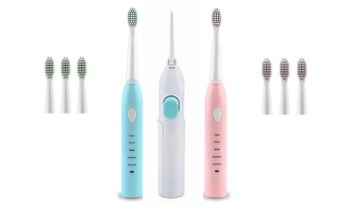 Electric adult toothbrush and Cordless Water Flosser