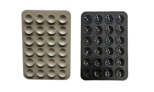 2305 NEW Square 24 particle silicone mobile phone suction cup 2PC 7097LA