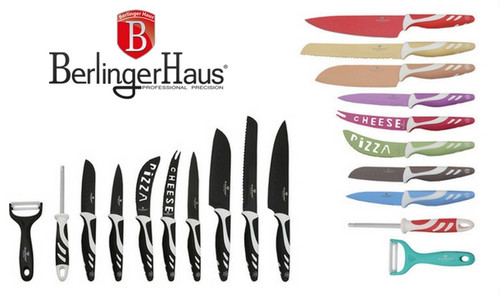 10-Piece Berlinger Haus Non-Stick Knife Set - 2 Colours