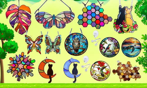 NEW   Spring garden window decoration jewelry  7687  LA