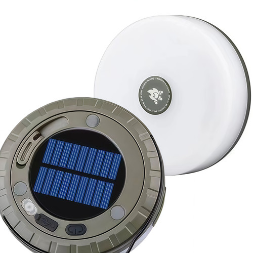 NEW 2508 Solar powered outdoor waterproof portable camping light with color and warmth in one 9366
