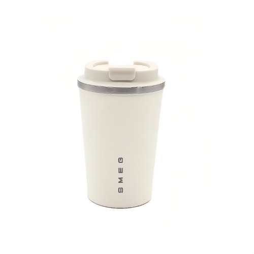 NEW 2602  Smeg Double Wall Stainless Steel Coffee Travel Mug9983