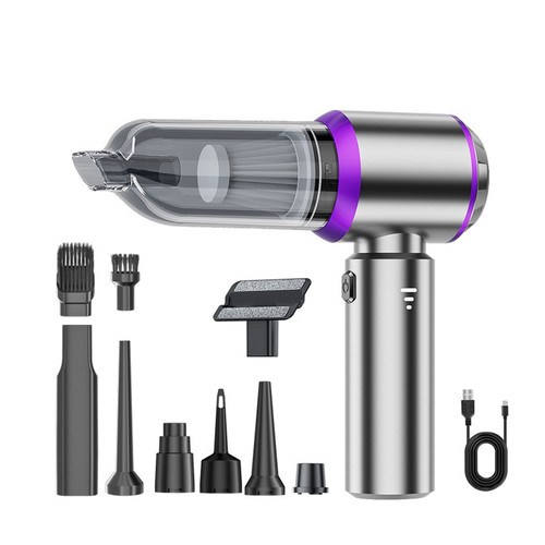 NEW 2603  Cordless Handheld Vacuum Cleaner 4-in-1 | Wireless Car Vacuum & Air Duster with Blower & Inflator, 15KPa Suction  Y032