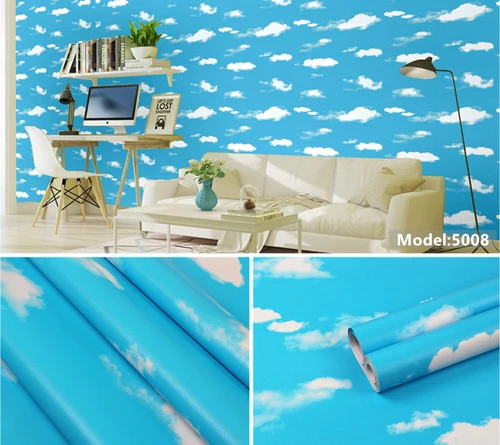 FUNLIFE PVC Self adhensive Wall Paper kids room