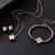 3pcs Lucky Four Leaves Clover Jewellery Set 3289
