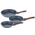 Berlinger Haus 3pcs Frypan Set with 3 LAYER NEW GRANIT-MARBLE COATING