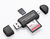 SD / Micro SD card reader and Micro USB OTG to USB 2.0 adapter with standard USB connector Micro USB connector