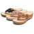 Soft Leather platform Flower Flip Flops