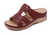 2305  NEW  Soft Leather platform Comfy Buckle Sandals 6753