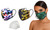 Fashion Mask with Filter Pack of 3  
