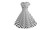 Short sleeve polka dot V-neck wrap chest retro print dress-LA