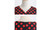 Short sleeve polka dot V-neck wrap chest retro print dress-LA