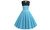 New retro sleeveless lace stitching solid color dress