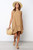 Polka Dot Print Ruffle Casual Dress