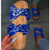 Bowknot satin fish and insect slippers