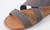 New-Elastic Fabric Front Cross Strap Sandal6110