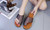 plus size toe sandals casual half drag comfortable breathable flat sandals 