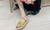 Summer net red linen women's slippers, flat-bottom beach slippers