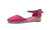 New Baotou fabric hollow buckle straw large size shoes