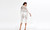 Mesh embroidered beach blouse, holiday beach cardigan-3045La