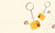  Mobile phone creative keychain cartoon pendant car keychain portable stand-La