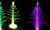 Flashing LED electronic optical fiber colorful Christmas tree 3404