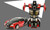 Boy's toy Transformers inertial collision deformation model
