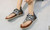 Large size leopard print European and American new non-slip flat flip-flop sandals