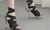 Snake print Roman high heel sandals 3073